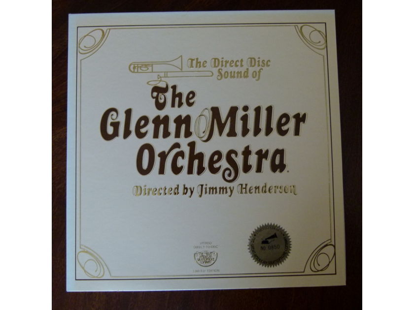 The GLEN MILLER ORCHESTRA, - The Direct Disc of
