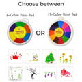 Choose Between 6 Color or 13 Color Painting Pad