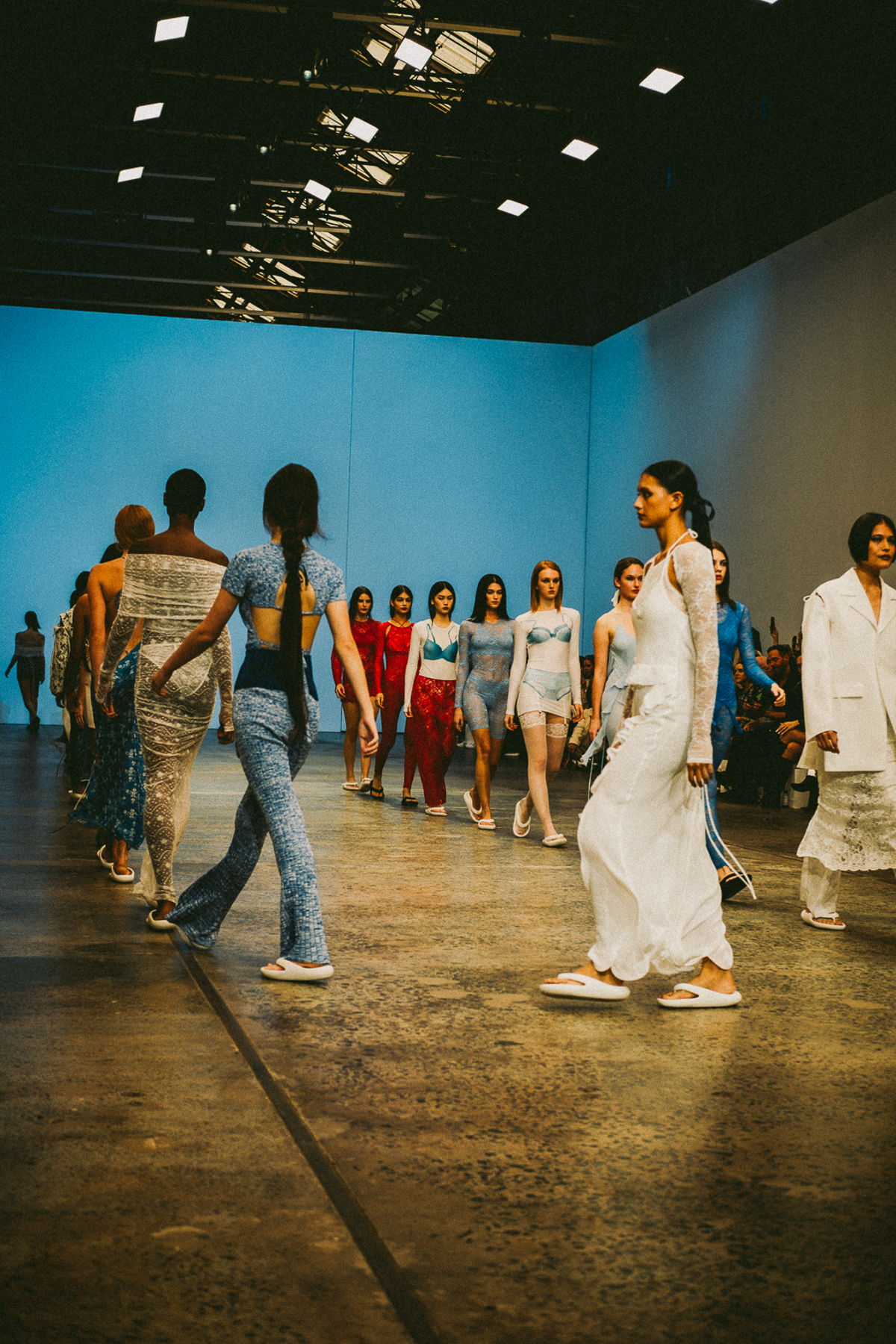 Australian Fashion Week runway 2024