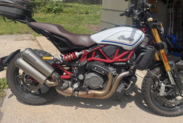 2019 INDIAN FTR motorcycle for rent near Gladstone, MO