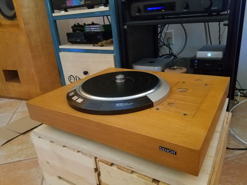 Denon  DP75 Turntable Motor  with DK200 two arm plinth