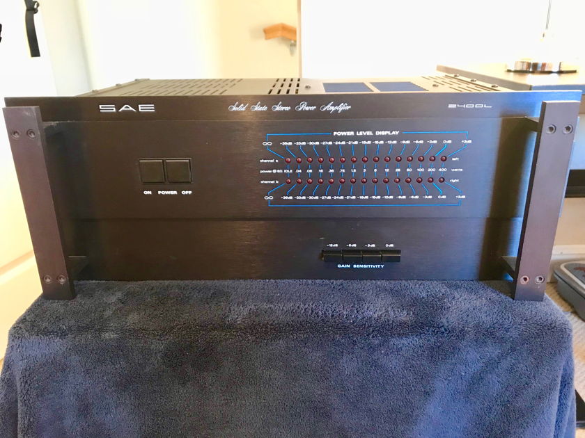 Beautifully Restored SAE 2400L Power Amplifier