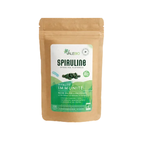 Comprimés de Spiruline Bio - Immunité & Vitalité - 100