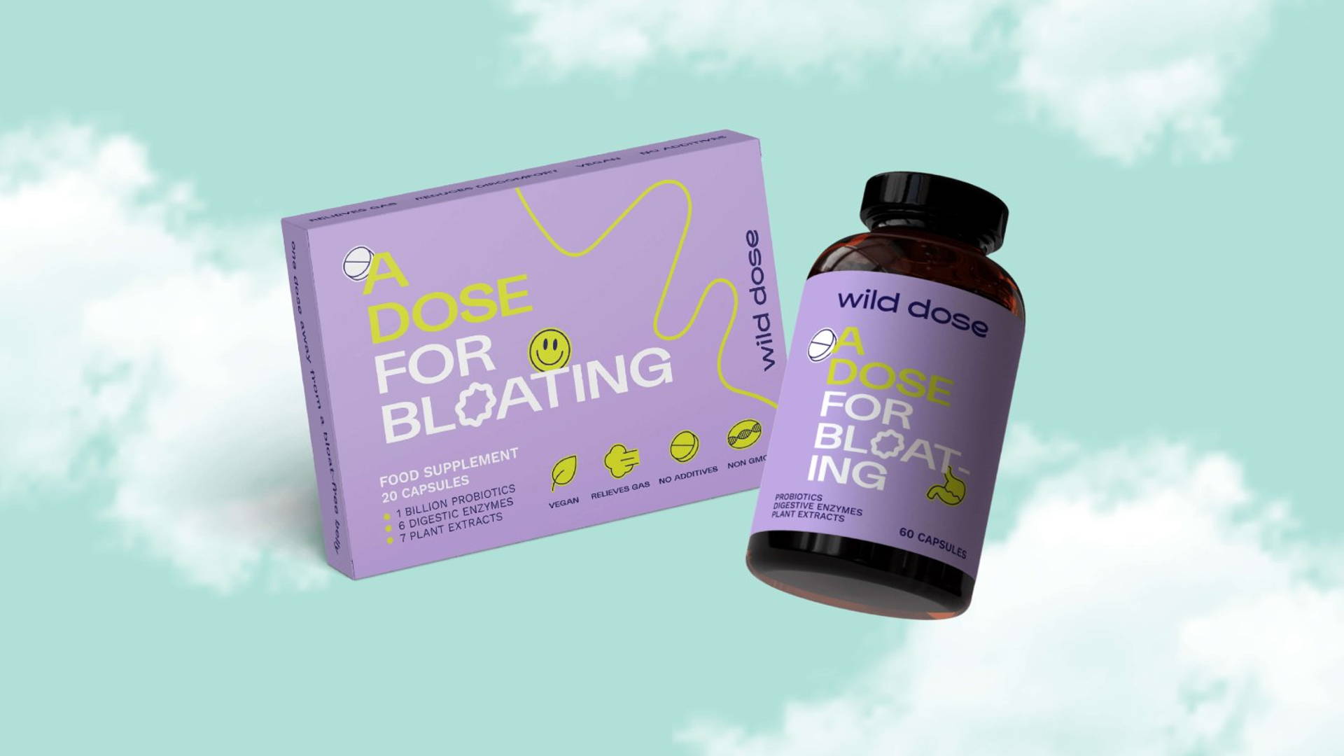 Featured image for Wild Dose Aims To Tame Bloating With Attractive Branding
