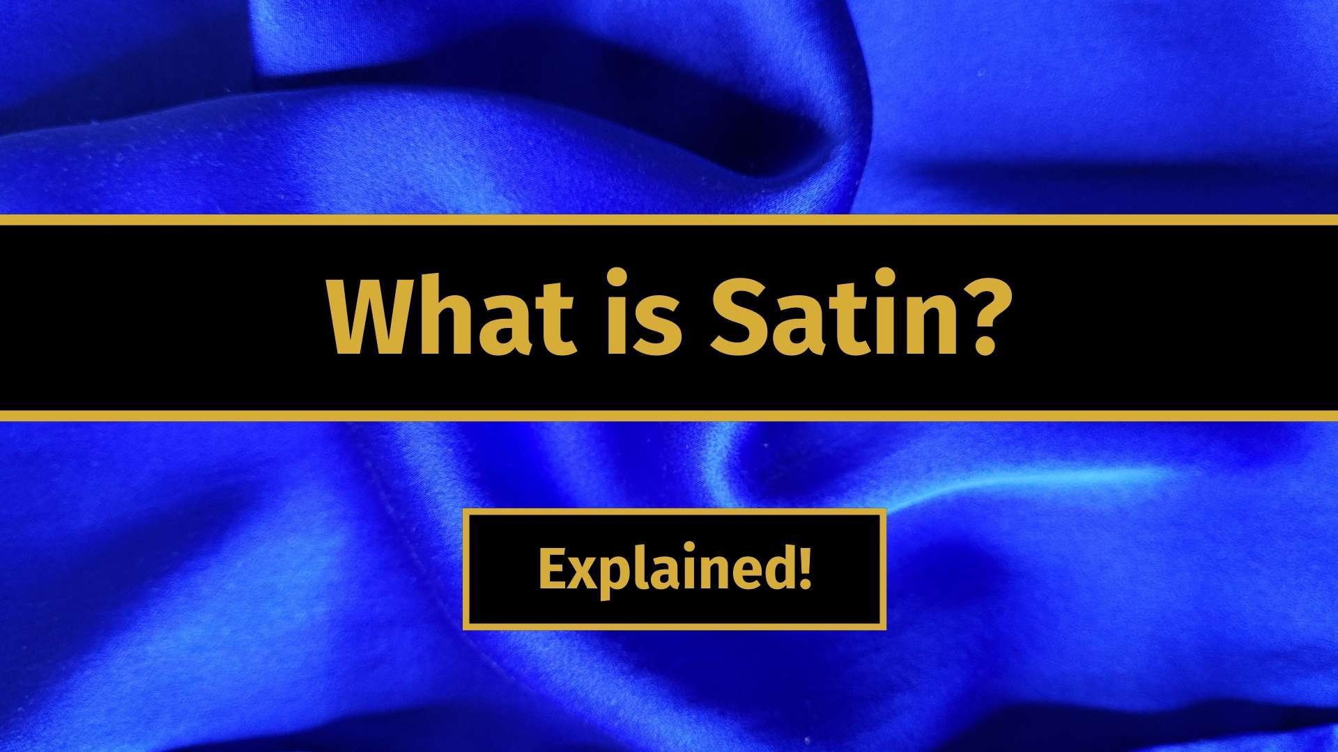 what is satin banner image