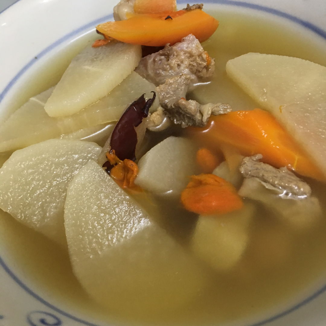 May 5th, 20 - Daikon soup with pork ribs.