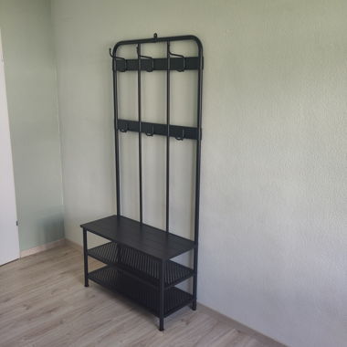 Garderobe Ikea schwarz