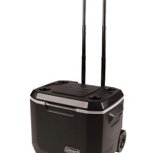 Coleman Insulated Can Cooler: 50 Quart Xtreme 5 Day Wheeled Cooler, Insulated Cooler with Wheels Keeps Ice for 5 Days, Portable Rolling Hard Cooler
