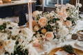 Wild at Heart floral tablescape for a wedding at The Langham