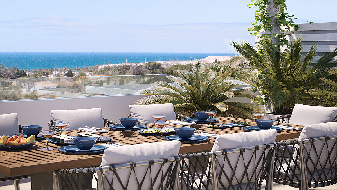  Marbella
- Lovely penthouse terrace in the exclusive Benalús community