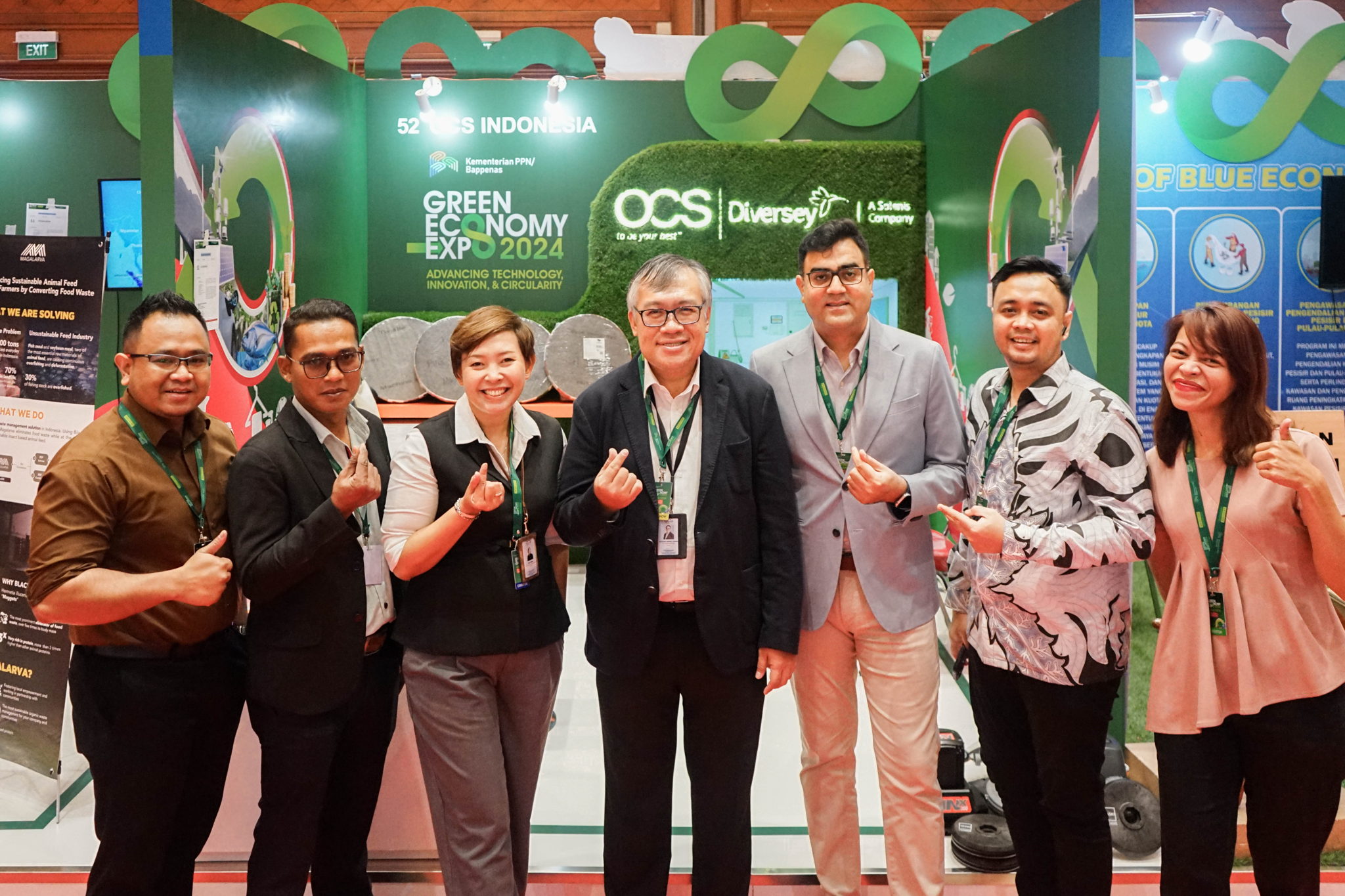 OCS and Diversey Indonesia Present Sustainable Solutions at Bappenas’s Green Economy Expo