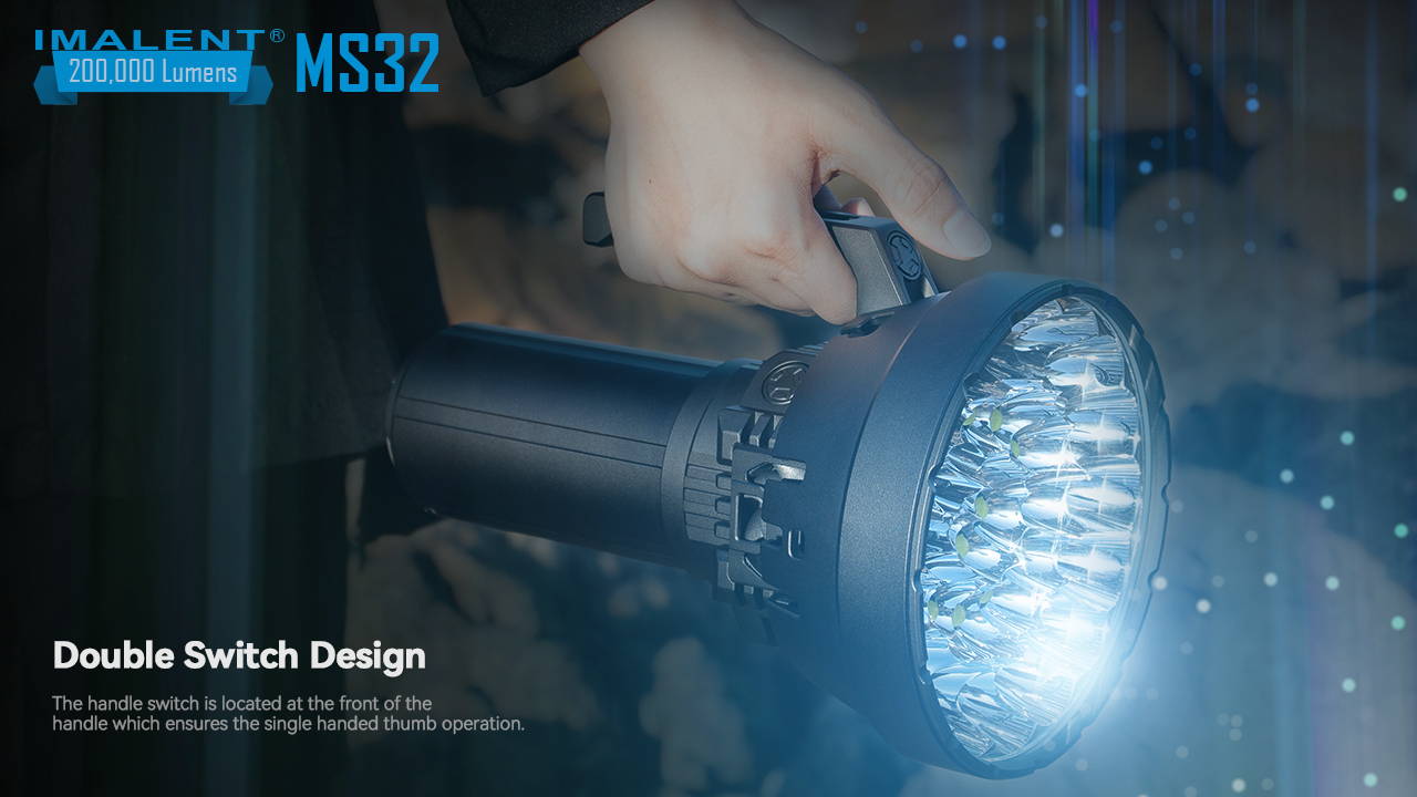 Brightest flashlight IMALENT MS32