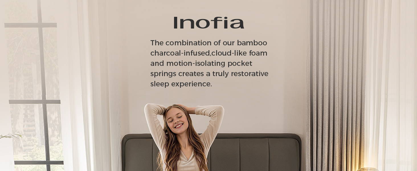 Inofia 3FT Single Mattress,12 Inch CloudLux Memory Foam Mattress with Pocket Sprung,Medium Firm with Tencel Fabric,Fire Resistant Barrier,Pressure Relieving,OEKO-TEX Certified Single(90×190×30cm)