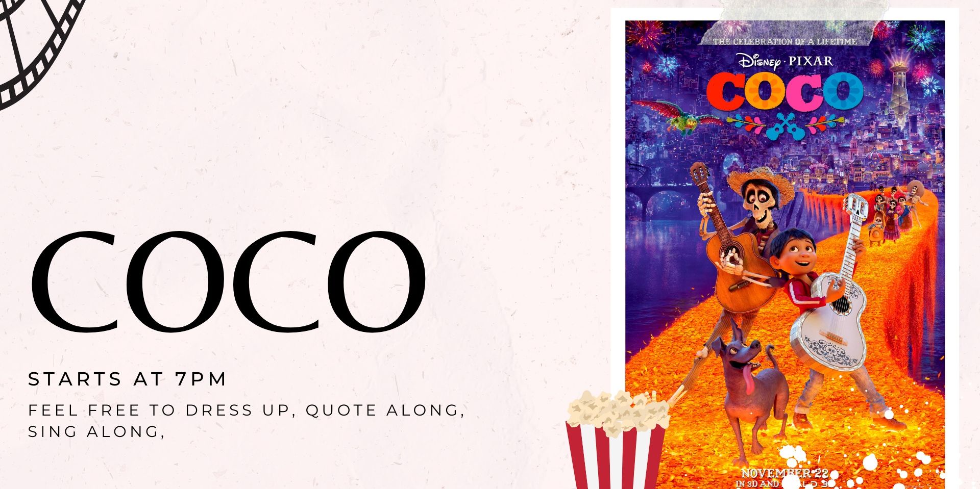 Movie Night: COCO promotional image