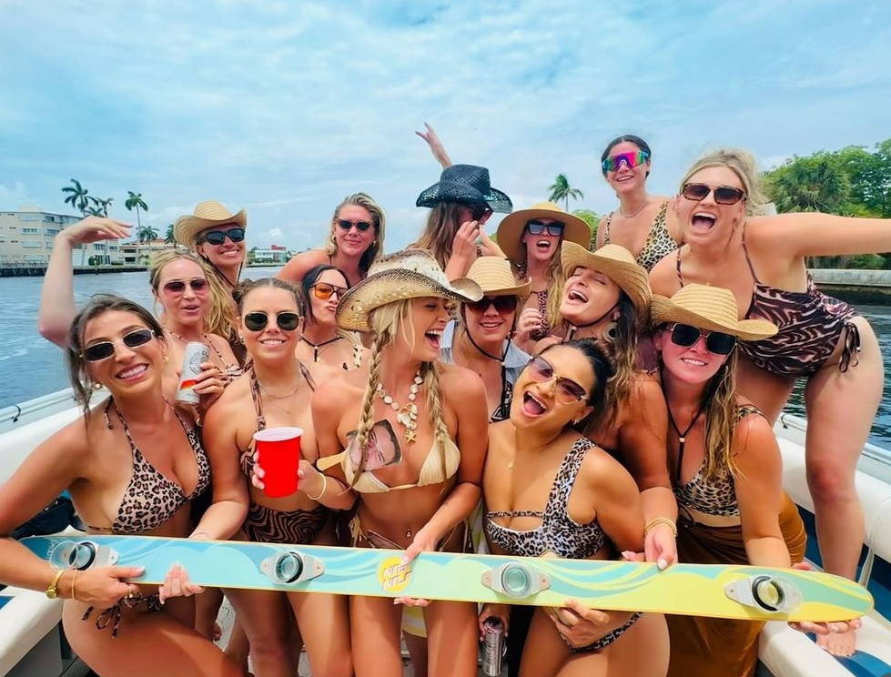 miami boat rental bachelorette party 
