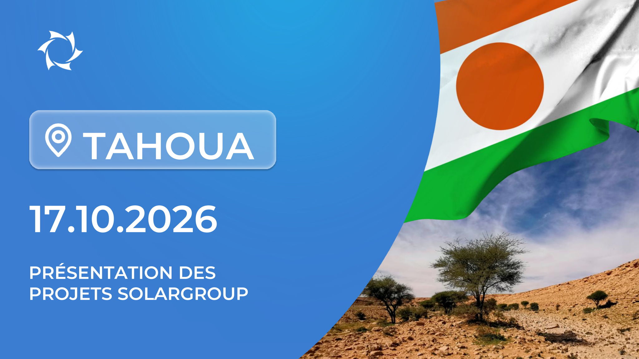 Présentation des projets SOLARGROUP à Niamey (Niger)