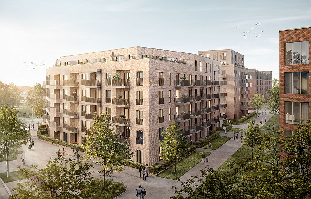  Hamburg
- Die Nähe zur Elbe sowie sonnige Balkone, Dach-/Terrassen und begrünte Innenhöfe verleihen eine
besondere Atmosphäre. Charlotte ist zudem nachhaltig: autofreie Wege, Photovoltaikanlage, Regenwasserspeicher uvm.