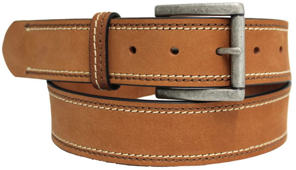 Full Grain Leather Classic Jeans Belt. Style No: 43005 - Image 3
