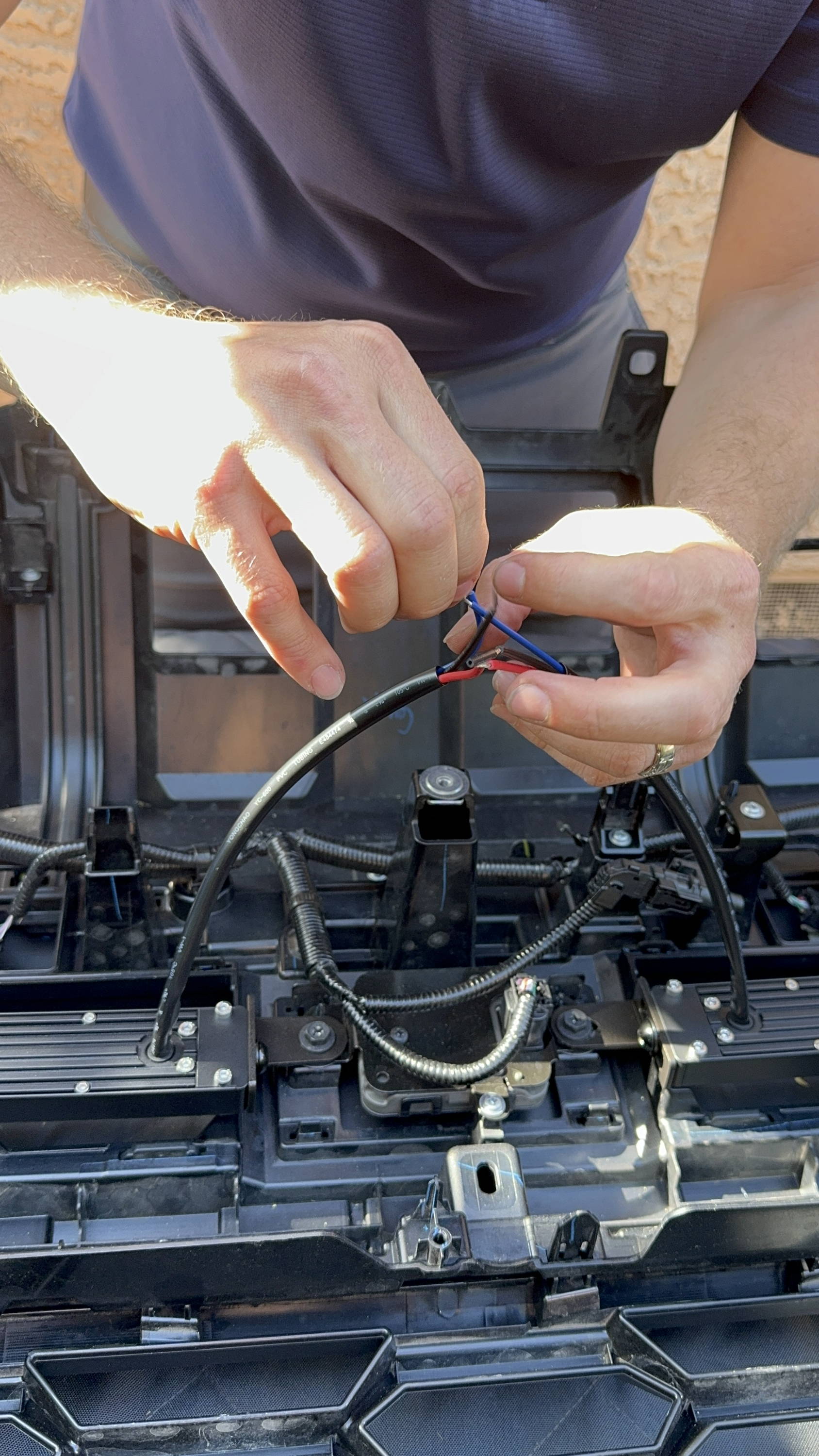mike owner of m&R automotive tutorial on how to connect to aux switches on toyota tacoma