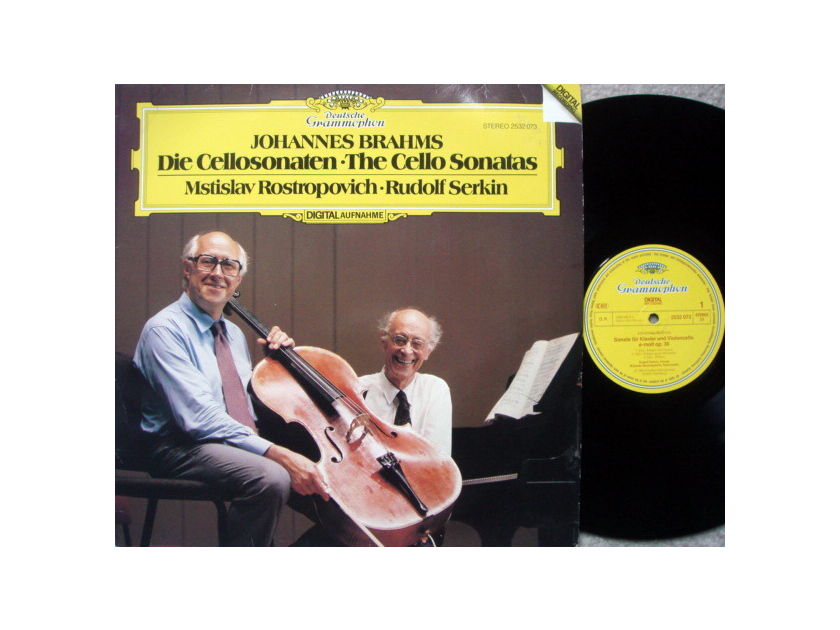 DG Digital / ROSTROPOVICH-SERKIN, - Brahms Cello Sonatas, NM!