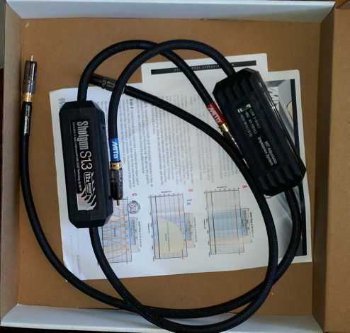 MIT Cables SHOTGUN S1.3 RCA 2C3D. 1M Pair. Just traded-...