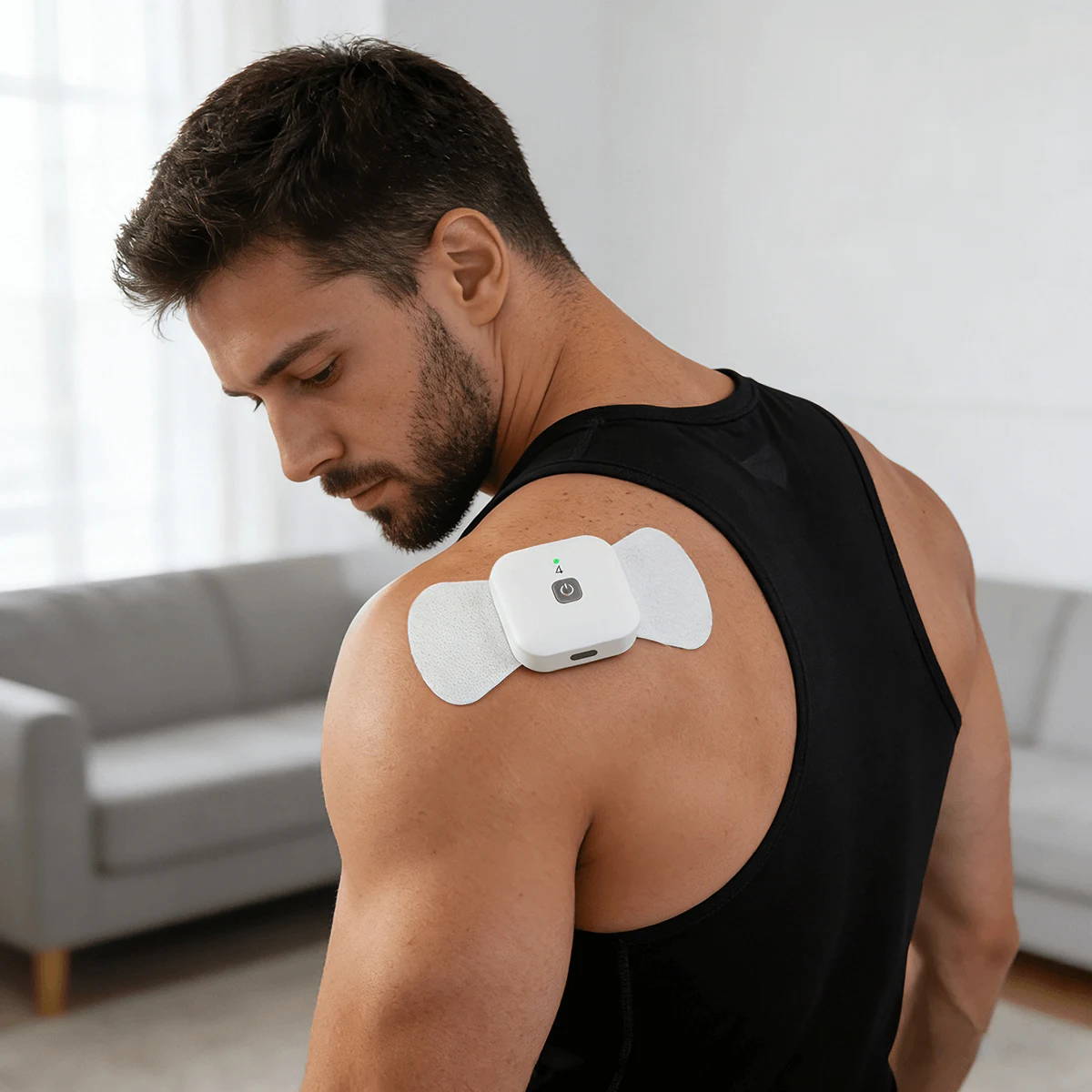 このTENSデバイスは、ユーザーが期待する最高の機能を兼ね備えています。ワイヤレス設計