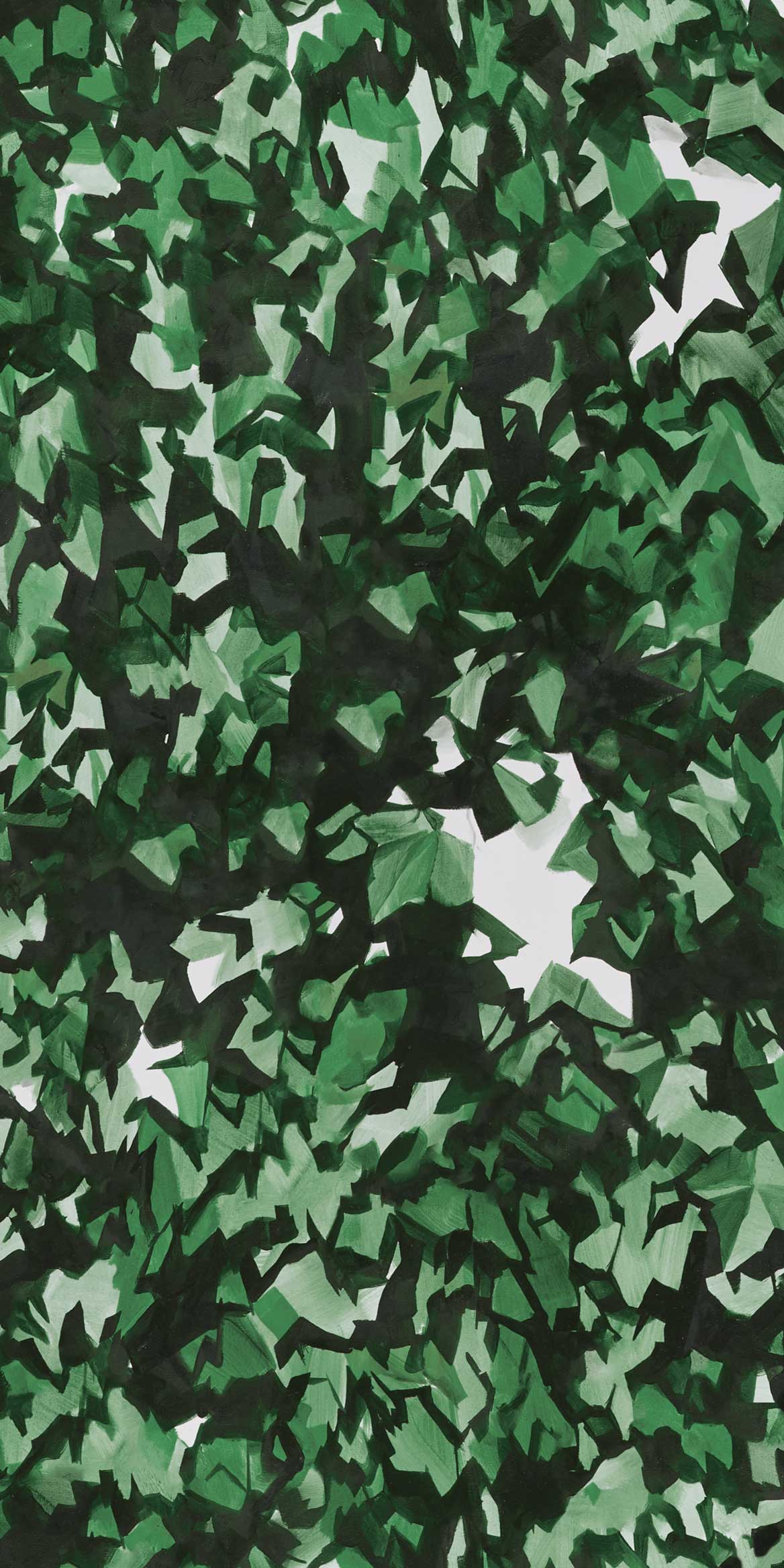 Feathr Green Trendy Ivy Nature Wallpaper pattern shot