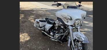 2008 HARLEY-DAVIDSON FLHX STREET GLIDE motorcycle for rent near Clovis, CA