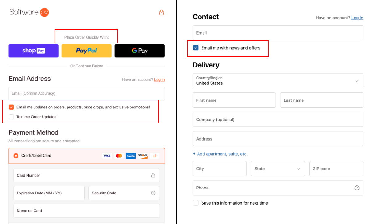 abandoned checkout emails