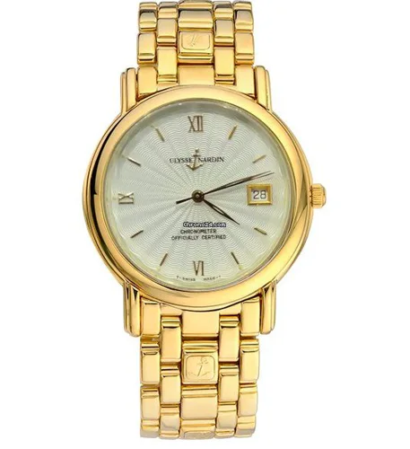 Ulysse Nardin San Marco Yellow Gold Silver Dial