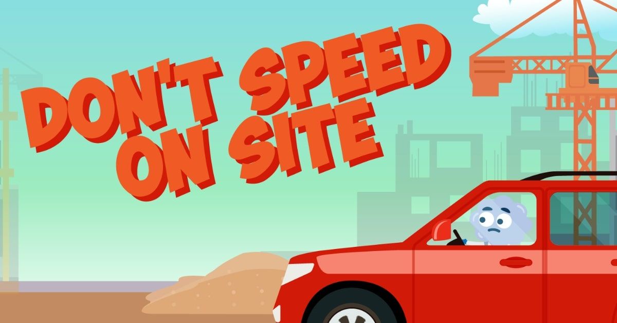 Do Not Speed On Site image