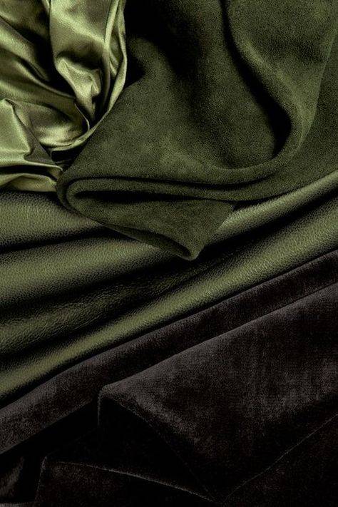 various-green-fabrics