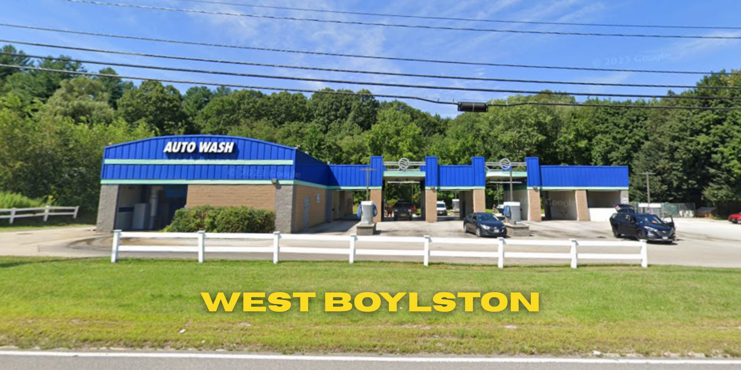 Ernie’s Car Wash in West Boylston, before the Prestige rebrand