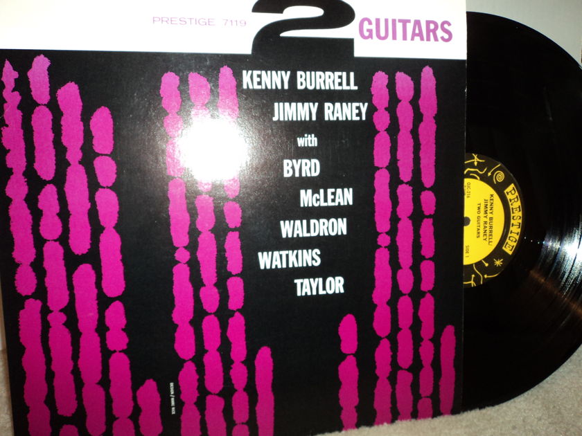 Kenny Burrell & Jimmy Raney "2 Guitars" - Donald Byrd, Jackie Mclean, Mal Waldron, Doug Watkins & Arthur Taylor  OJC 216  NM