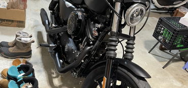 2020 HARLEY-DAVIDSON IRON 883 motorcycle for rent near Braintree, MA