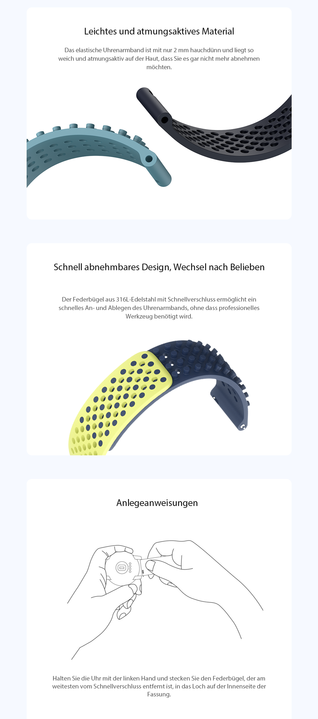 Amazfit Strap Fuoroelastomer Series