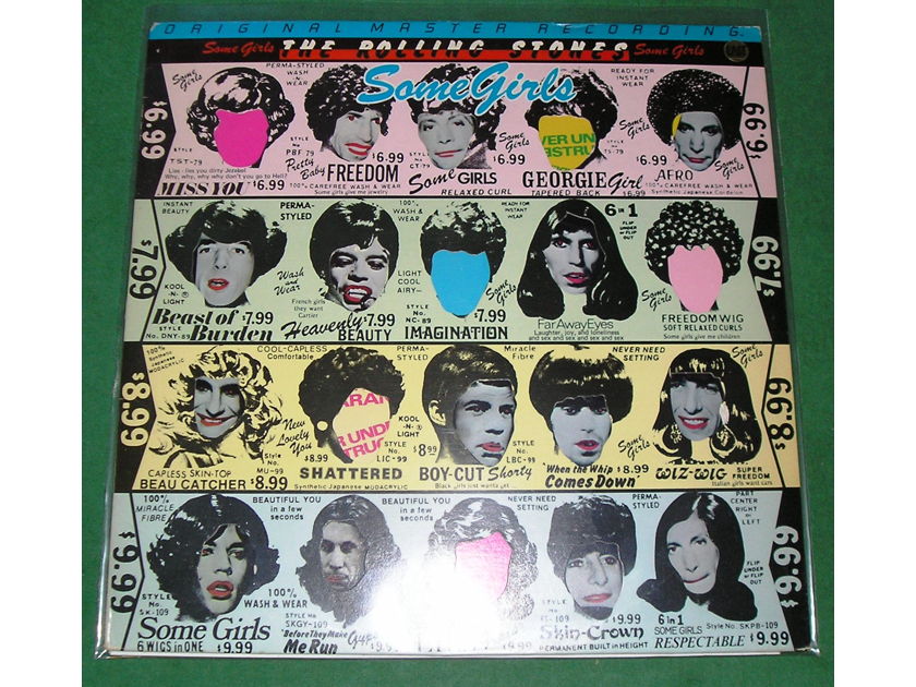 ROLLING STONES *SOME GIRLS* - MOBILE FIDELITY 1/2 SPEED MASTER ***OUTSTANDING 9/10***