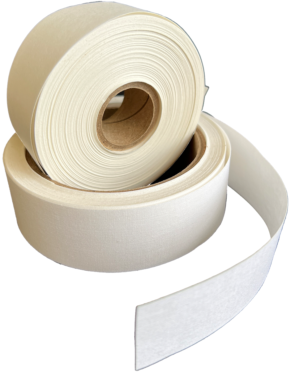 Self-adhesive linen hinging tape and gummed adhesive paper hinging tape