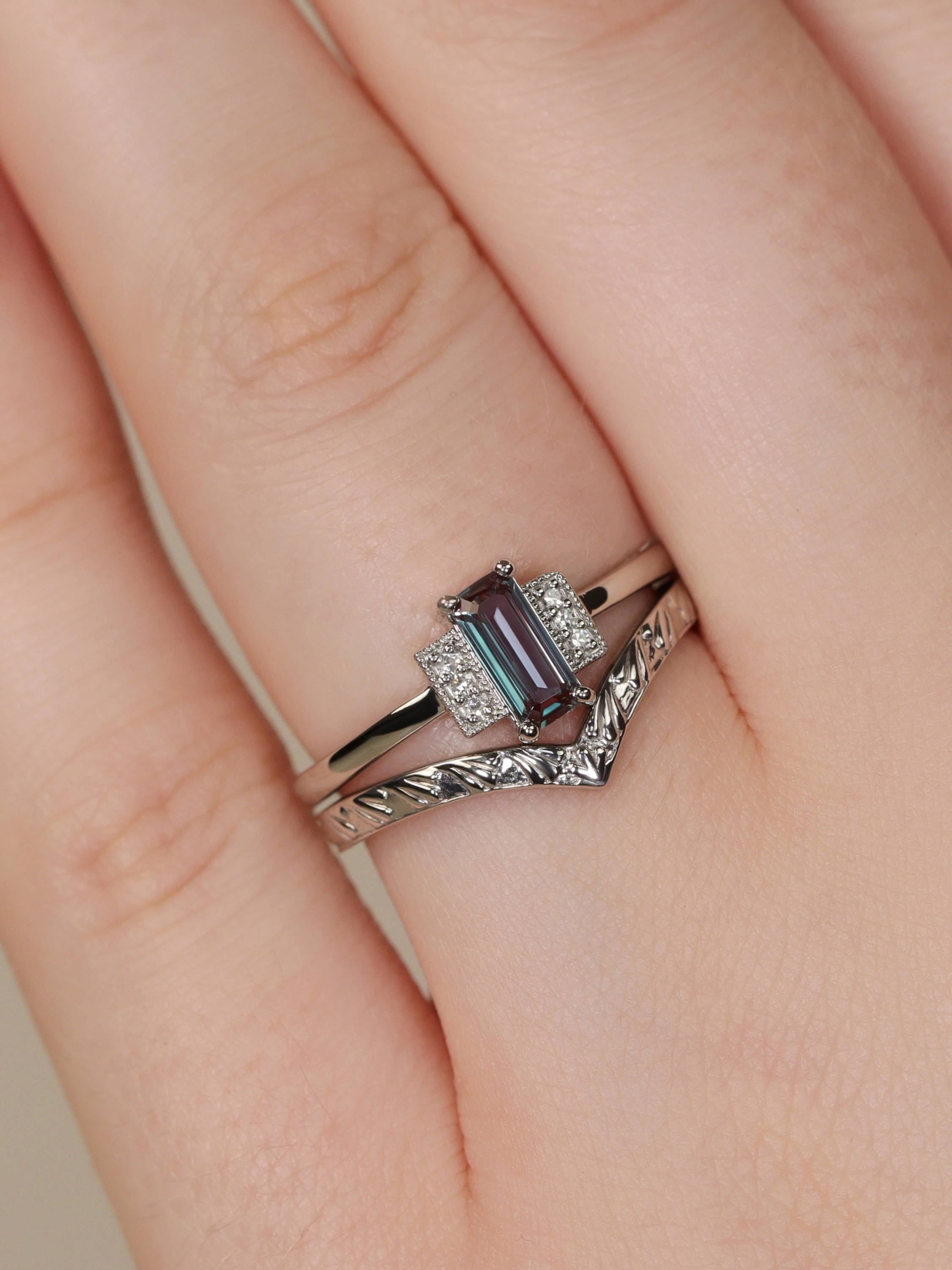 Delicate engagement ring