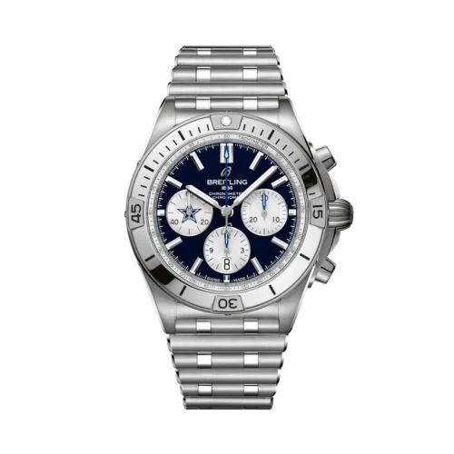 Chronomat B01 42 NFL Dallas Cowboys / Rouleaux