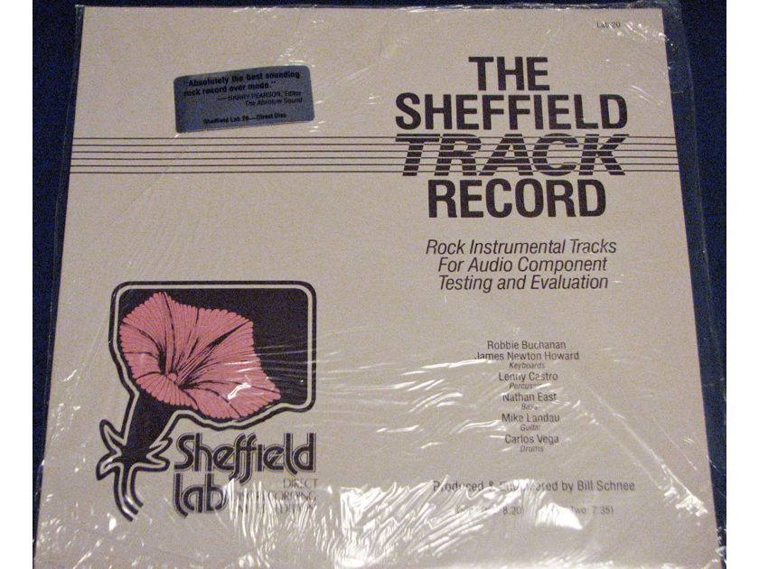 Sheffield Lab 20 Direct Disc - Track Record, Audiophile LP, TAS Near Mint, Best Sounding Rock LP?