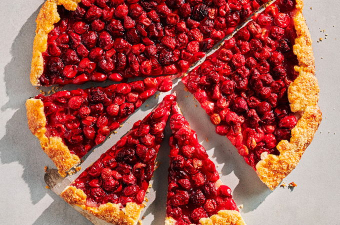 Tarte rustique aux griottes