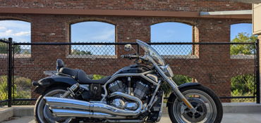 2007 HARLEY-DAVIDSON VRSCAW V-ROD (BLACK) motorcycle for rent near Chelmsford, MA