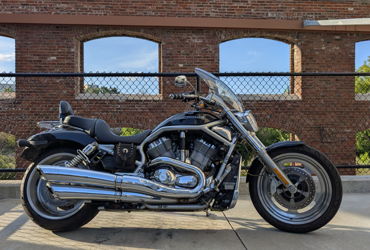 2007 HARLEY-DAVIDSON VRSCAW V-ROD (BLACK) motorcycle for rent near Chelmsford, MA