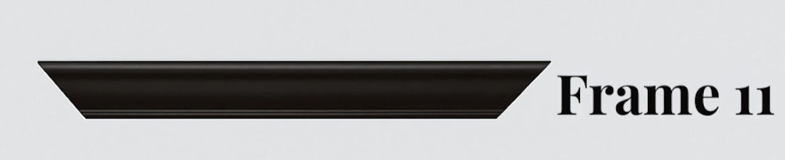 Contemporary black frame option