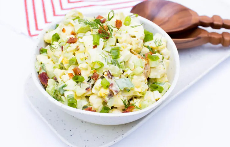 Keto no-potato salad