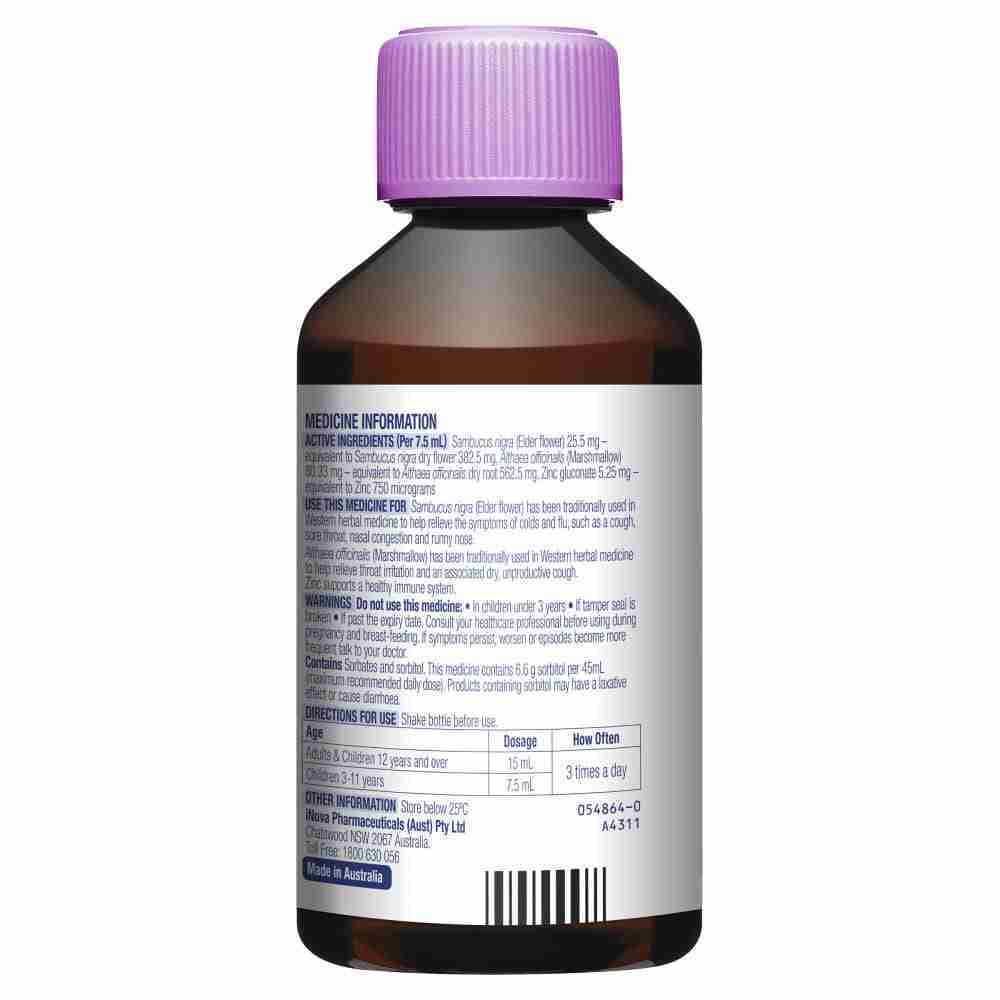 DURO-TUSS Children's Cough, Cold & Flu Liquid 200mL - Image 3