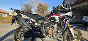 2017 HONDA AFRICA TWIN motorcycle for rent near Rio Rancho, NM