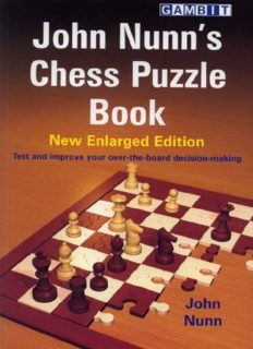 John Nunn's Chess Puzzle Book - PDF Drive
