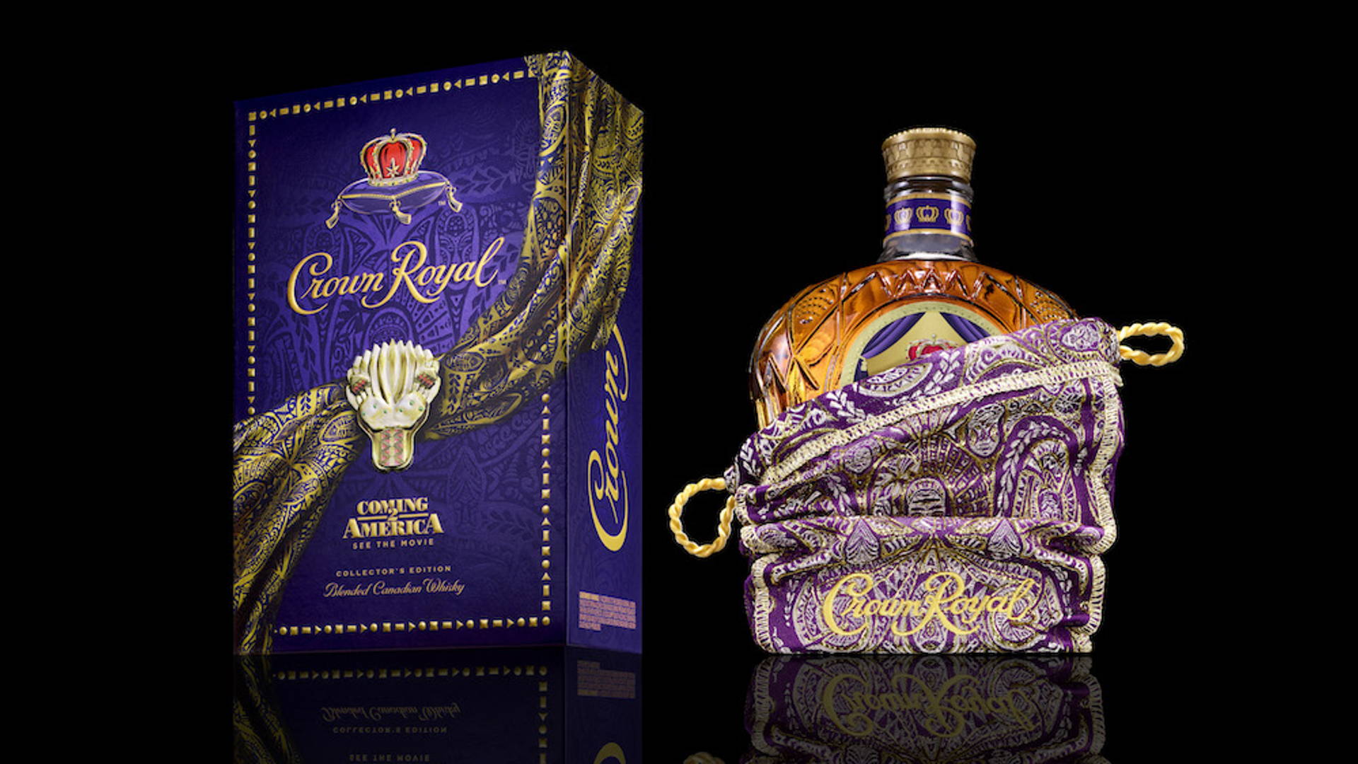 Featured image for Ruth E. Carter Designs Limited-Edition Crown Royal For 'Coming 2 America'